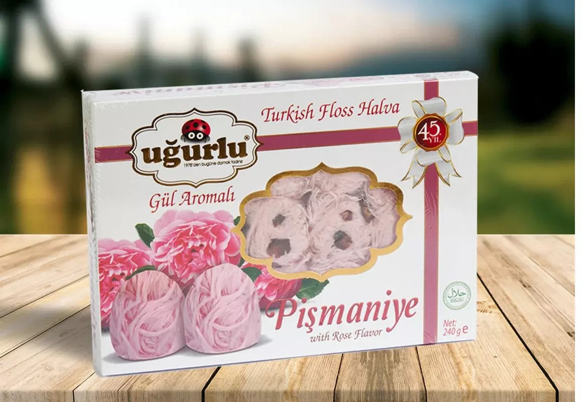Ugurlu Cekme Halva Gul Aromali 240g